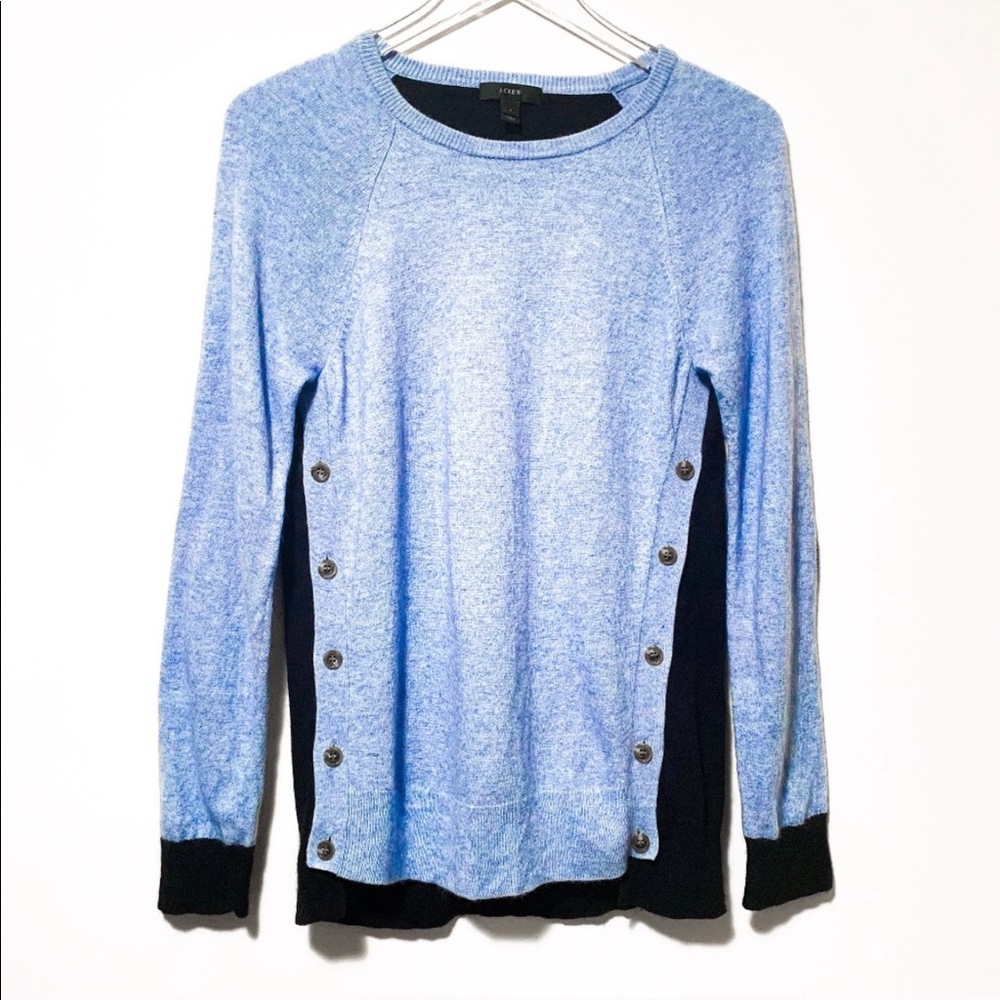 J Crew Wool Elbow Patch Sweater